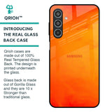 Tangy Orange Glass Case for Samsung Galaxy M35 5G