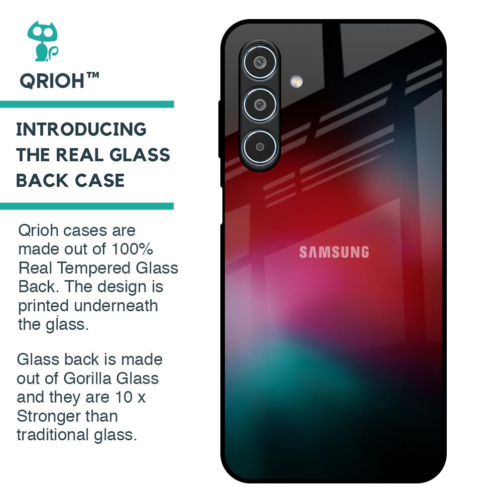 Mystere Red Glass Case for Samsung Galaxy M35 5G