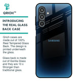 Blue Dynamic Glass Case for Samsung Galaxy M35 5G