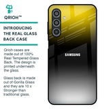 Yellow Shadow Glass Case for Samsung Galaxy M35 5G