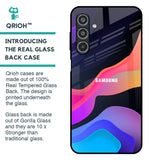Colorful Fluid Glass Case for Samsung Galaxy M35 5G