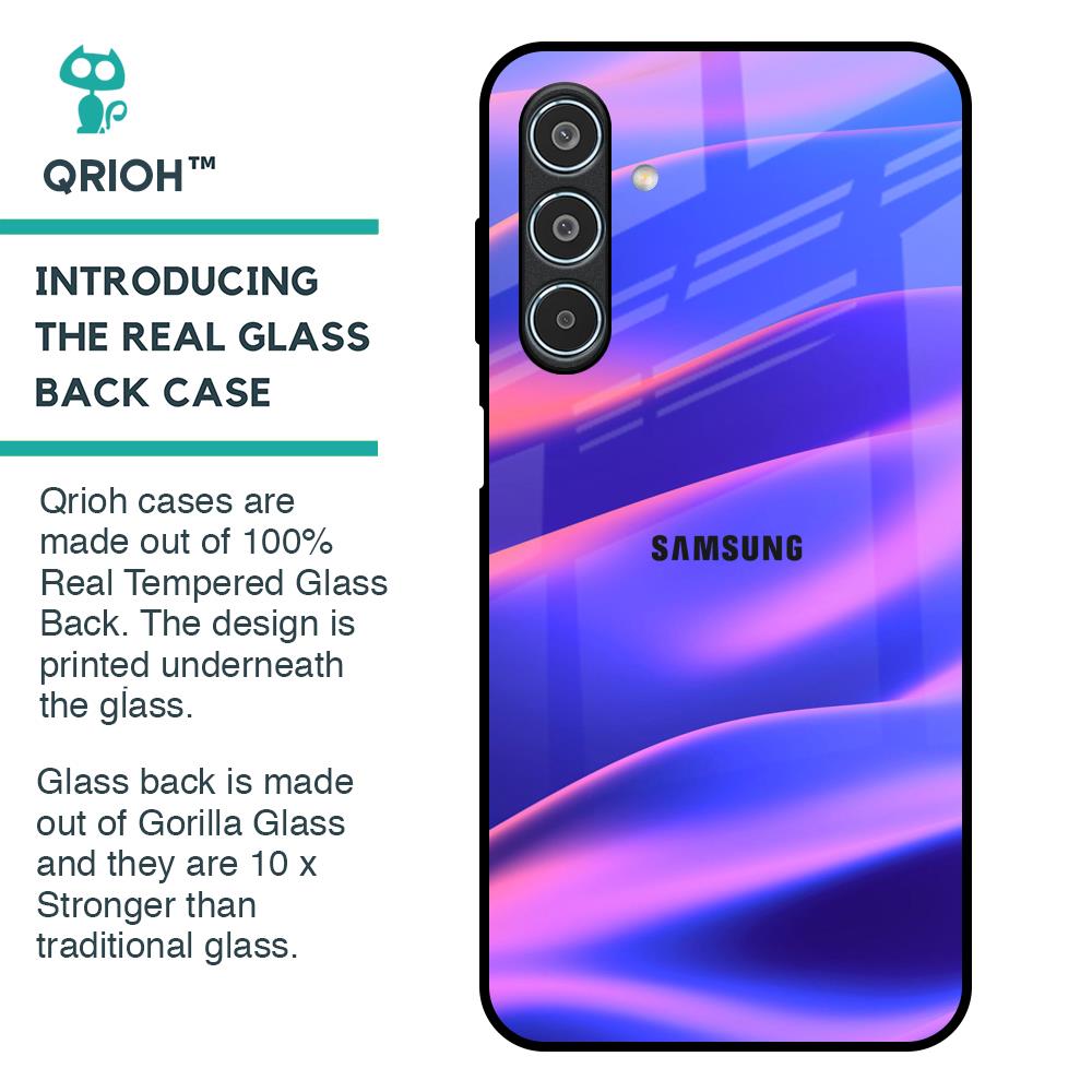 Colorful Dunes Glass Case for Samsung Galaxy M35 5G