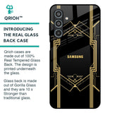 Sacred Logo Glass Case for Samsung Galaxy M35 5G