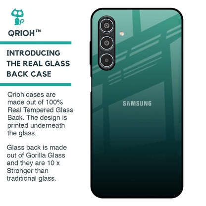 Palm Green Glass Case For Samsung Galaxy M35 5G