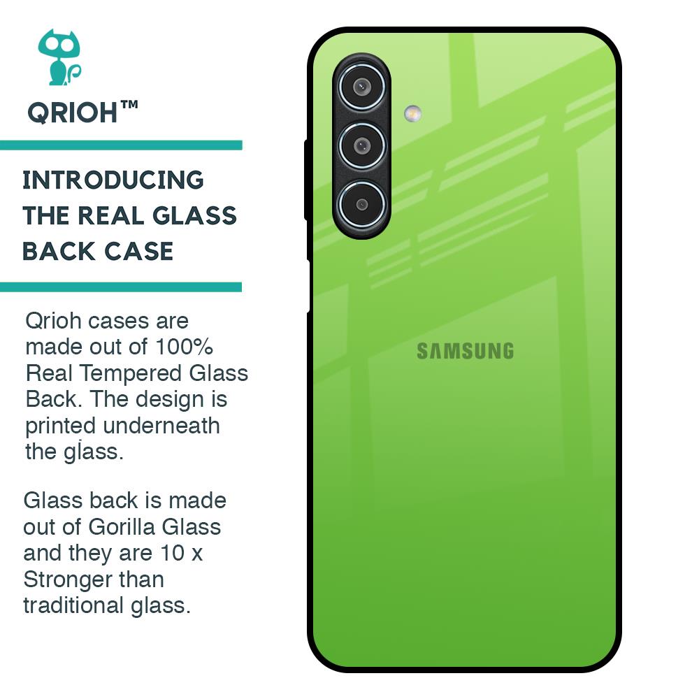 Paradise Green Glass Case For Samsung Galaxy M35 5G