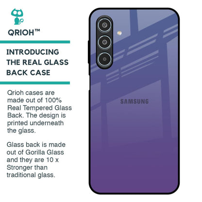 Indigo Pastel Glass Case For Samsung Galaxy M35 5G