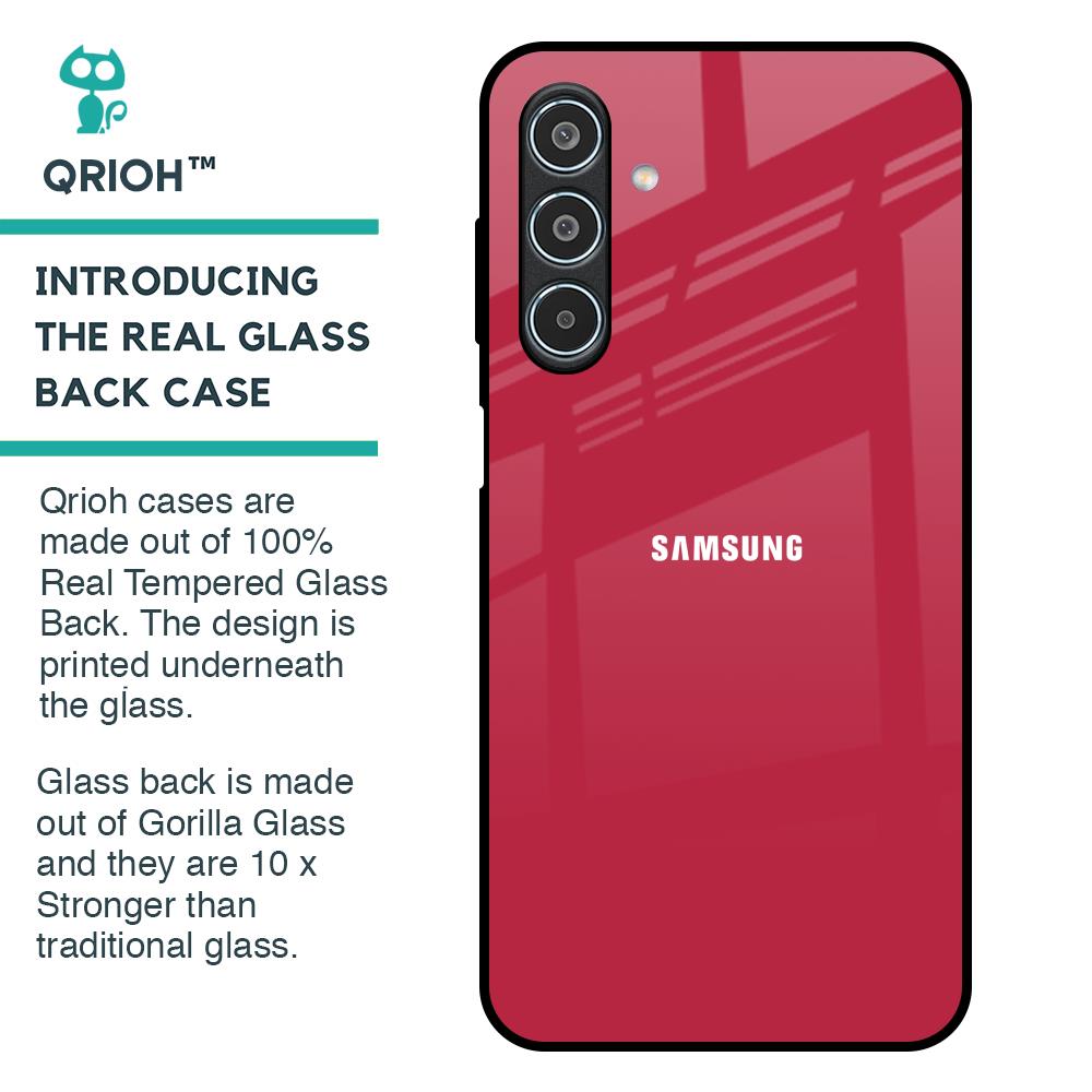 Solo Maroon Glass case for Samsung Galaxy M35 5G