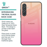 Pastel Pink Gradient Glass Case For Samsung Galaxy M35 5G