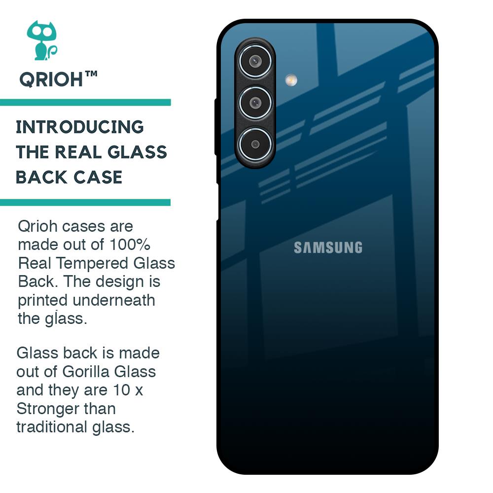 Sailor Blue Glass Case For Samsung Galaxy M35 5G