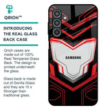 Quantum Suit Glass Case For Samsung Galaxy M35 5G