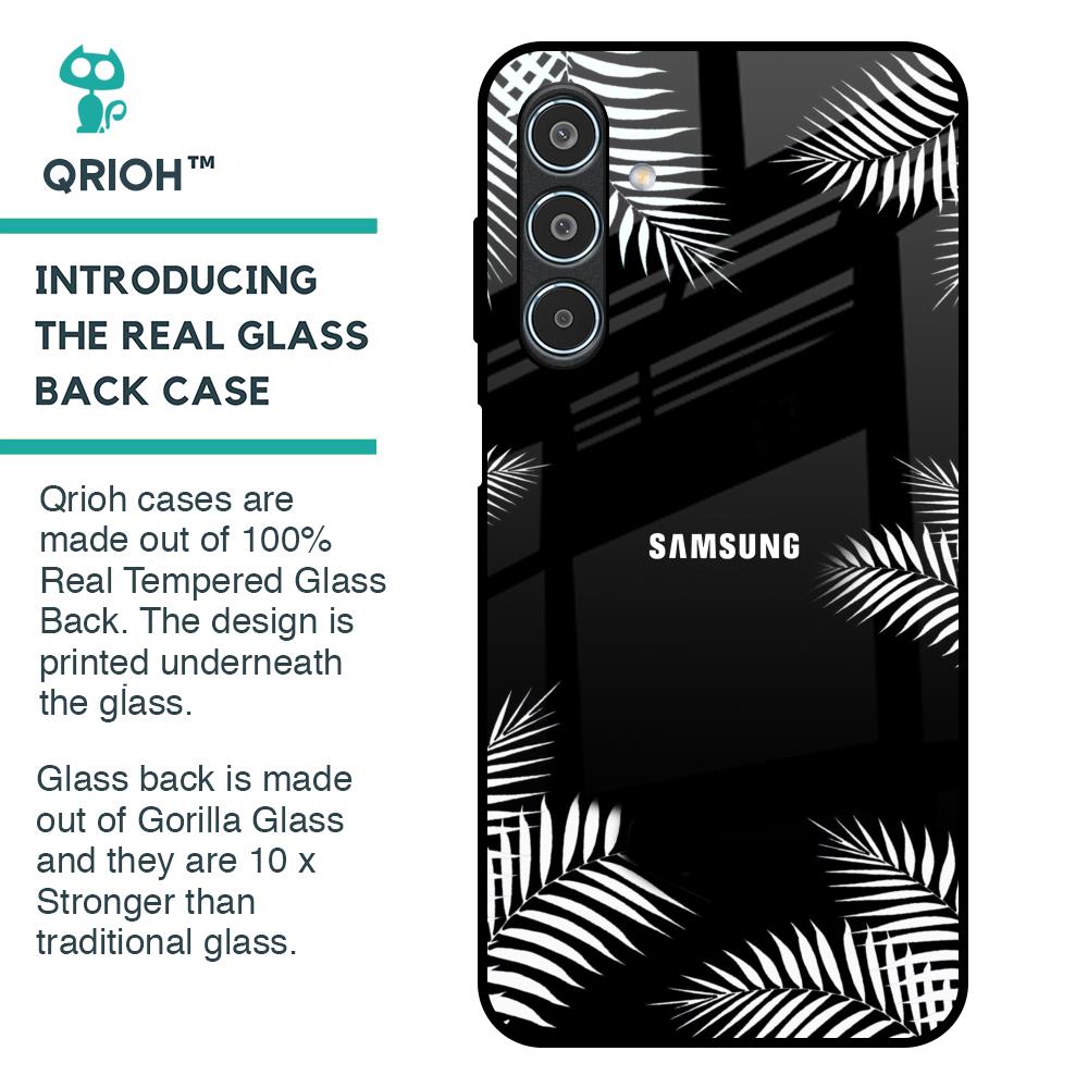 Zealand Fern Design Glass Case For Samsung Galaxy M35 5G