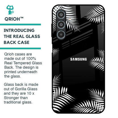 Zealand Fern Design Glass Case For Samsung Galaxy M35 5G