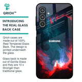Brush Art Glass Case For Samsung Galaxy M35 5G