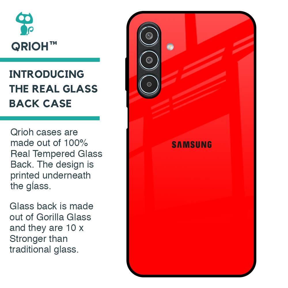 Blood Red Glass Case for Samsung Galaxy M35 5G