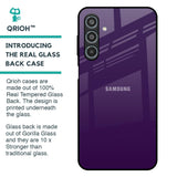 Dark Purple Glass Case for Samsung Galaxy M35 5G