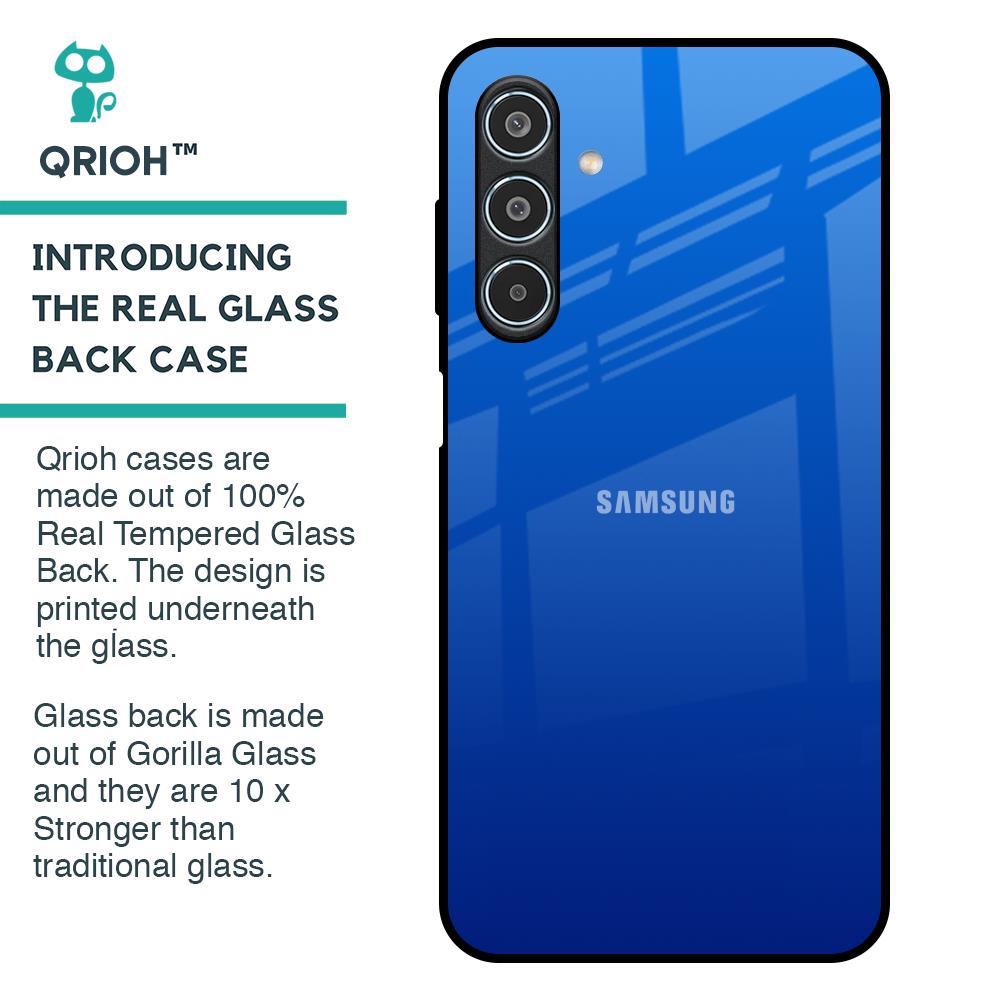 Egyptian Blue Glass Case for Samsung Galaxy M35 5G
