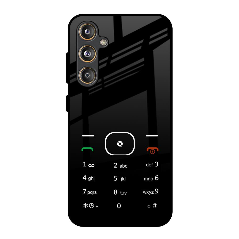Classic Keypad Pattern Samsung Galaxy F55 5G Glass Back Cover Online