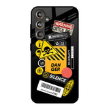 Danger Signs Samsung Galaxy F55 5G Glass Back Cover Online