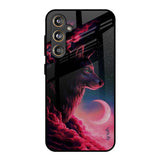 Moon Wolf Samsung Galaxy F55 5G Glass Back Cover Online