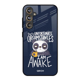 Struggling Panda Samsung Galaxy F55 5G Glass Back Cover Online