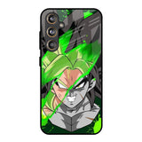 Anime Green Splash Samsung Galaxy F55 5G Glass Back Cover Online