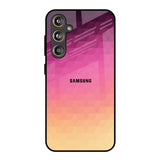 Geometric Pink Diamond Samsung Galaxy F55 5G Glass Back Cover Online