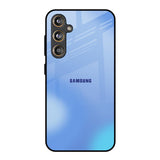 Vibrant Blue Texture Samsung Galaxy F55 5G Glass Back Cover Online