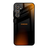 Orange Black Fusion Samsung Galaxy F55 5G Glass Back Cover Online
