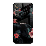 Tropical Art Flower Samsung Galaxy F55 5G Glass Back Cover Online