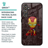 Angry Baby Super Hero Glass Case for Samsung Galaxy F55 5G
