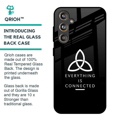 Everything Is Connected Glass Case for Samsung Galaxy F55 5G