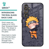 Orange Chubby Glass Case for Samsung Galaxy F55 5G
