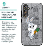 Cute Baby Bunny Glass Case for Samsung Galaxy F55 5G