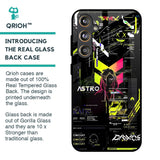 Astro Glitch Glass Case for Samsung Galaxy F55 5G