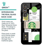 Coffee Latte Glass Case for Samsung Galaxy F55 5G