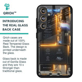 Glow Up Skeleton Glass Case for Samsung Galaxy F55 5G