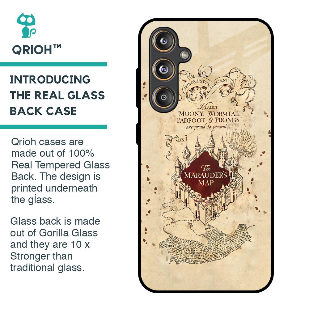 Magical Map Glass Case for Samsung Galaxy F55 5G