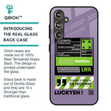 Run & Freedom Glass Case for Samsung Galaxy F55 5G