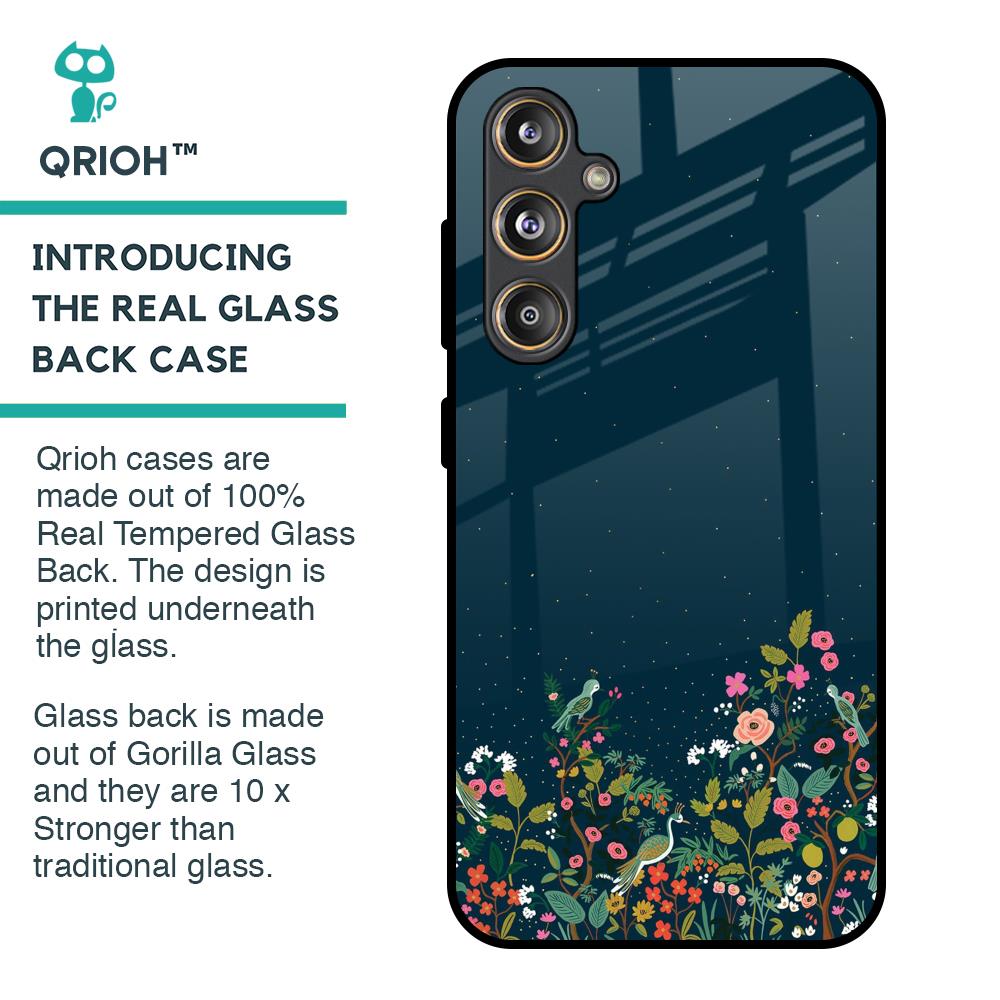 Small Garden Glass Case For Samsung Galaxy F55 5G