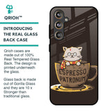 Tea With Kitty Glass Case For Samsung Galaxy F55 5G