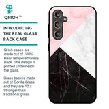 Marble Collage Art Glass Case For Samsung Galaxy F55 5G