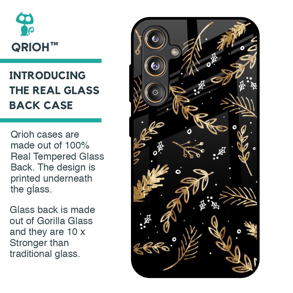 Autumn Leaves Glass Case for Samsung Galaxy F55 5G