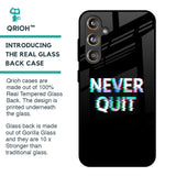 Never Quit Glass Case For Samsung Galaxy F55 5G