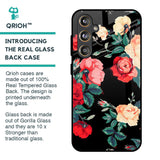 Floral Bunch Glass Case For Samsung Galaxy F55 5G