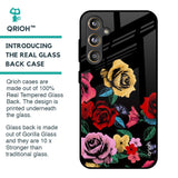 Floral Decorative Glass Case For Samsung Galaxy F55 5G
