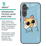 Adorable Cute Kitty Glass Case For Samsung Galaxy F55 5G