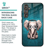 Adorable Baby Elephant Glass Case For Samsung Galaxy F55 5G