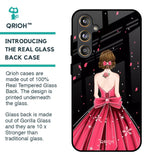 Fashion Princess Glass Case for Samsung Galaxy F55 5G