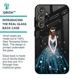 Queen Of Fashion Glass Case for Samsung Galaxy F55 5G