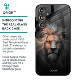 Devil Lion Glass Case for Samsung Galaxy F55 5G